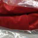 NICETOWN Red Short Velvet Curtains & Drapes for Cafe, Room Darkening Curtains 63 inch Length, Sound Reducing Privacy Panels for Home(Set of 2, Rod Pocket & Back Tab, 42" Wide)