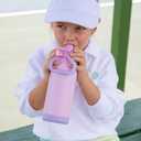 ZULU Powerfill Pro 18oz Kids Stainless Steel Water Bottle with Quick Fill Lid, Triple Wall Vacuum Insulated, Leak Proof Locking Lid, Sip & Chug, Reusable, BPA Free, Dishwasher Safe, Sweet Sorbet