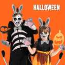 2 x Halloween Cat Costume Tiger Wolf Donkey Lion Panther Cosplay Accessories Ear and Tail Decoration Set Costumes