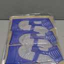 IRAMY Compressive Soccer Socks Ankle Compression Support Coolmax Wicking Anti-Slip Football Baseball Softball 1/2/3 Packs, Pack of 3, Dark Blue 