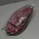 LUSHVIDA Round Vinyl Waterproof Tablecloth Burgundy, Fits Tables up to 36''-44''