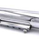 Universal Retro Style Motorcycle Cafe Racer 20" Muffler Exhaust Pipe Silver Tube