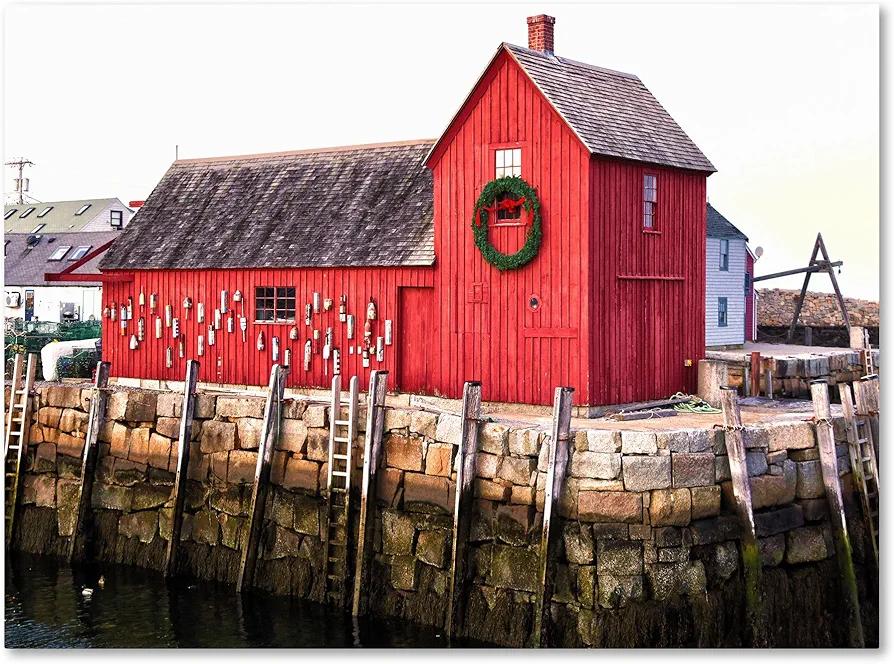 Trademark Fine Art Boston 5 Canvas Wall Art by CATeyes, 14 by 19-Inch