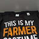 This is My Farmer Costume Shirt Adult Kids Farmer Costume T-Shirt. (S, Black)  