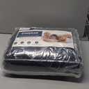 CozyLux Full Size Comforter Sets - Black Comforter Full Size, 3 Pieces Box Stitched Bed Set for All Seasons, Soft Lightweight Bedding Sets with 1 Down Alternative Comforter and 2 Pillow Shams