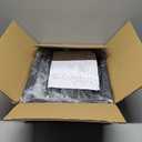 melos C Shaped End Table Set of 2, Snack Side Table for Sofa, Couch Tables That Slide Under, C Tables for Couch, Small TV Tray Table for Living Room, Bedroom, Black