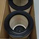 17816 Filter for Craftsman Shop Vac Air Filter, Replacement for Craftsman Wet Dry Vac Filter for Craftsman 9-17816 Vacuum Filter 5 6 8 12 16 Gallon and Larger Vacuum Cleaner 2 Pack (White)