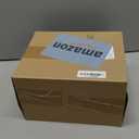 12 Pcs Christmas Plastic Buckets with Handle 4.69 x 3.78 x 4.8 Inch Christmas Snowflake Buckets Small Red Candy Pails Gifts Toy Baskets for Winter Holiday Party Decorations