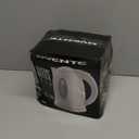 OVENTE Electric Kettle, 1.7L Fast Boiling Water Heater for Coffee or Tea, BPA Free with Water Level Gauge, Auto ShutOff, BoilDry Protection, Indicator Light and Removable Filter, White KP72W