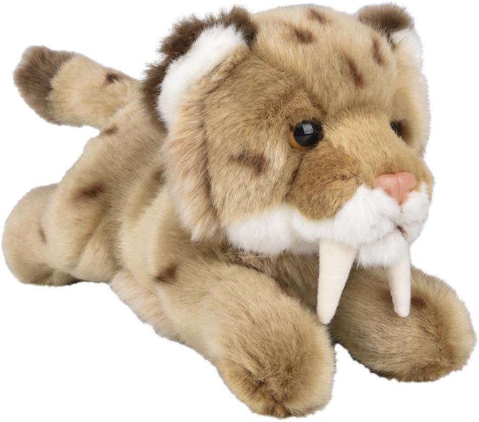 Rhode Island Novelty 9.5" Heirloom Laying Sabertooth Tiger 1 Piece