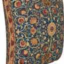 William Morris Vintage Floral Velvet Throw Pillow Covers 18x18 Inch Boho Botanical Art Home Decor Pillowcase Soft Farmhouse Rustic Square Cushion Cover for Bed Sofa Living Room Indoor and Outdoor