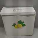 2 Pack Glass Fruit Bowl, Fruit Basket Holder, Crystal Fruit Bowl, Dessert Plate, Decorative Pedestal Bowl, for Table Dcor for Home, Office, Wedding Decor, Fruit, Snack, Dessert (Large, Clear)