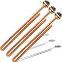 HE 90240 Heating Element Upgrade, 3 Pack, compatible with Ecosmart ECO 18/24/27/36, Rheem, Richmond, Eemax tankless water heaters. 240V, 9KW/18KW/27KW/36KW, RC04709024S Water Heater Element