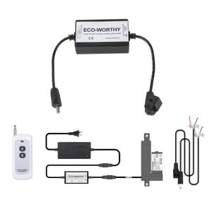 DC HOUSE Forward and Reverse Linear Actuator Controller, Working Voltage DC 8V-30V, Maximum Remote Control Distance 70M, Wireless Remote Motor Control Switch Kit for Various Motor/Linear Actuators