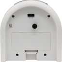SEIKO QHE204LLH Dome Non Ticking Bedroom Alarm Clock, Blue, 4.6 x 4.5 Inches