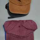 Jiuguva 4 Pack Backless Ponytail Hat for Dreadlocks Women Retro Washed Distressed Baseball Cap Adjustable