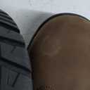 NORTIV 8 Steel Toe Work Boots for Men Waterproof Slip Resistant Safety Construction Boots (10.5, Brown)