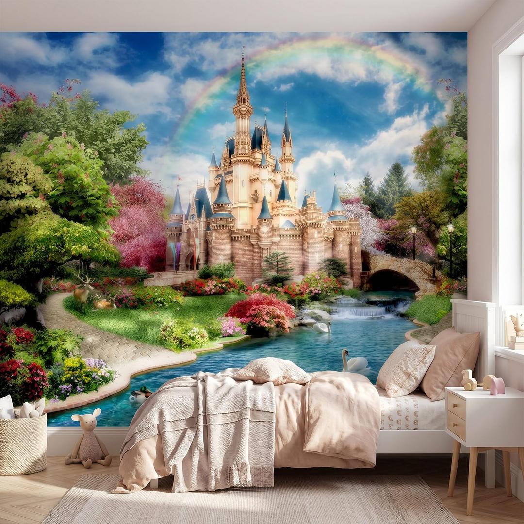 Bormia White Floral Peel and Stick Wallpaper Wall Murals