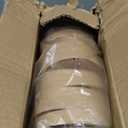 GUSTO 8 oz. Paper Food Containers With Vented Lids, To Go Hot Soup Bowls, Disposable Ice Cream Cups, Kraft - 50 Sets