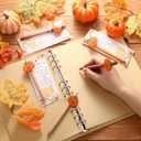 18 Sets Thanksgiving Pumpkin Baby Shower Favors Bulk Fall Ballpoint Pen with a Little Pumpkin Is on The Way Cards for Families Friends Guests Gender Reveal Party Return Gifts