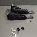 CHIFUN Handguard for 7/8" 22mm and 1 1/8" 28mm Motorcycle Handlebar Brake Lever Protection Hand Guard CNC Aluminum Compatible with ATV Motorbike Motocross Supermoto Racing Dirt Pit Bike (Black)