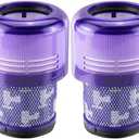Improvedhand Filter Replacement for Dyson V11 Animal, V11 Torque Drive Detect Cordless Vacuum, Replace Part # 970013-02 (2 Pack)