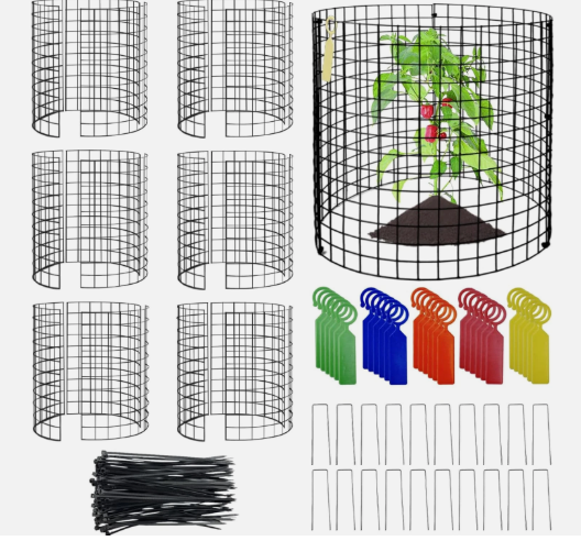 Hardware Cloth Size 14x15. 6 Pack Plant Protectors from Animals