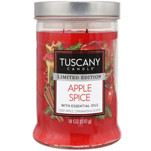 Tuscany Candle Limited Edition 18 0z Apple Spise