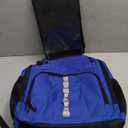 Goloni 2 Ball Bowling Backpack,Bowling Ball Bag with Shoe Compartment & Portective Foam Padded, Fits Shoes Up to US Size 16 (Blue)