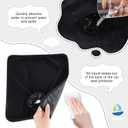 Car Seat Protector for Potty Training, 2 Pack Waterproof CarSeat Liner Toilet Training for Baby Infant Toddler, Dry Seat Piddle Pads Cover for Strollers (Black)