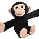 Wild Republic Huggers, Chimp Plush Toy, Slap Bracelet, Stuffed Animal, Kids Toys, 8 inches