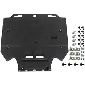 GXARTS Engine Splash Guard and Mounting Elements 4G0863822C 4G0863822J Compatible with Audi A6 A7 S6 S7 Quattro RS7 2011 2012 2013 2014 2015 2016 2017 2018 Under Car Shield Cover
