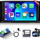 2+64G Android Car Radio Stereo for Mercedes-Benz R-Class W251/R320/R300/R350 2005-2017 with Wireless Carplay Android Auto, 9 Touchscreen, GPS, Mirror Link, Bluetooth, WiFi, Backup Camera, FM/RDS EQ