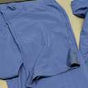 floralhue Scrubs for Women, V-Neck Scrubs Top & Cargo Pants with 12 Pockets, Yoga Waistband, 4 Way Stretch, Large