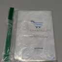 100 Clear Plastic Bags With Handles 9"x12" Perfect for Merchandise And Retail 1.5Mil Thick Clear Gift Bags With Handles