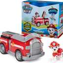 Paw Patrol, Marshalls Firetruck, Toy Truck with Collectible Action Figure, Sustainably Minded Kids Toys for Boys & Girls Ages 3 and Up