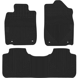 Car Floor Mats Custom Fit for Lexus ES ES300 ES330 ES350 ES300h 2013-2018 Black Rubber Auto Liner Mats All Weather Protection Heavy Duty Odorless