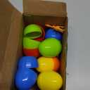 12 PCS Prefilled Easter Eggs with Dinosaur Toys, Filled Easter Basket Stuffers Gifts for 3-8 Year Old Kids Toddlers, Easter Egg Fillers Party Favors Classroom Prize Supplies