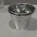 Galvanized Metal Flower Pot