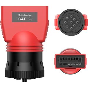Autel Original MaxiSYS CV CAT 9-PIN Adapter, 9-Pin Off-Highway Vehicle Adapter for Caterpillar Engines, Compatible with Autel Scanner MaxiSYS CV MS908CV, MS908CV II, MS909CV, MS906CV and VCI Autel Original MaxiSYS CV CAT 9-PIN Adapter, 9-Pin Off-Highway Vehicle Adapter for Caterpillar Engines, Compatible with Autel Scanner MaxiSYS CV MS908CV, MS908CV II, MS909CV, MS906CV and VCI