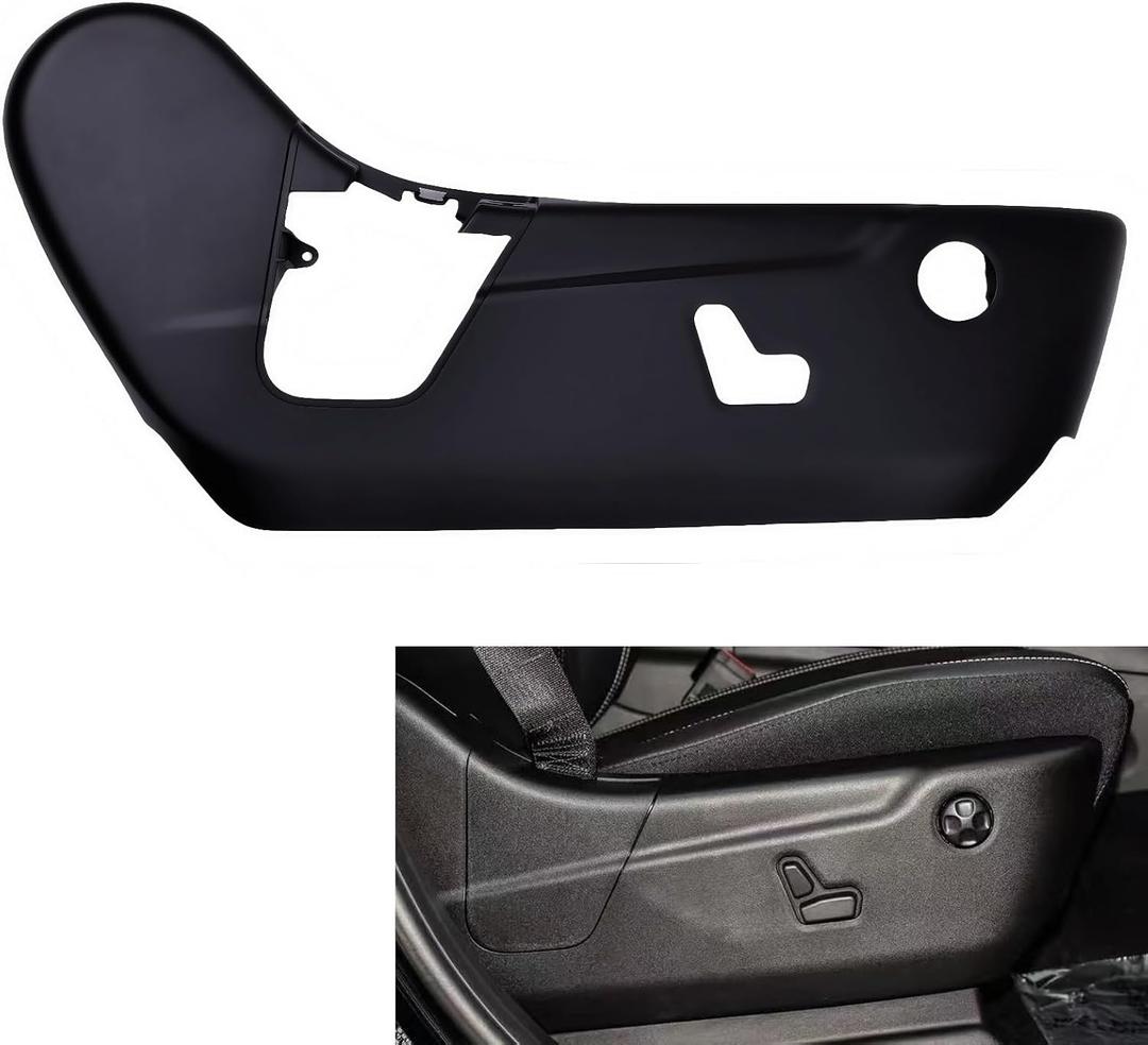 Right Side Passenger Seat Trim Panel Compatible with Jeep Grand Cherokee Dodge Durango 2011-2020 Replace for 1XN96DX9AA 1XN08DX9AA