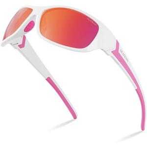 DEAFRAIN Polarized Sports Sunglasses for Men Women Driving Fishing Cycling Running UV Protection