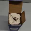 MIULEE Decorative Linen Check Euro Shams Throw Pillow Covers Neutral Farmhouse Vintage Pillow Covers 22x22 Set of 2 Boho Modern Home Decor for Sofa Couch Bedroom Cushion Natural Beige