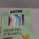 Senneny Set of 12 Silicone Drinking Straws for 30oz and 20oz - Reusable Silicone Straws BPA Free Extra Long with Cleaning Brushes- 6 Straight + 6 Bent- 8mm diameter