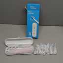 Deep Clean Rechargeable Electric Powered Toothbrush, Rechargeable Electric Toothbrush with 8 Brush Heads,Pressure Sensor to Protect Gums