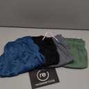 Real Essentials 4 Pack: Womens Active Athletic Performance Mesh Shorts with Pockets (Small, Set D)