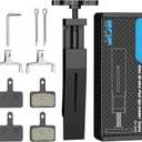 Pawfly Bicycle Disc Brake Pad Spreader Tool, Bike Brake Piston Press Tool for Hydraulic Disc Brakes, Brake Caliper Compression Tool, Brake Piston Pusher for Disc Brake Pad Replacement