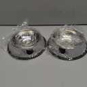 2 Pcs Non-Slip Stainless Steel Small Cat Food Bowls - Unbreakable, Thicken 7 Oz Cat Dishes - Indoor, Removable Rubber Base, Easily Clean, Lovely Color (Silver)