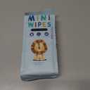 Travel Baby Wipes - 100% Plant-Based Bamboo, Safe for babies & Sensitive Skin, Alcohol & Fragrance Free, Hypoallergenic, Travel Wet Wipes, Resealable, Leak-proof design, 64 Wipes (Sky Lion) (8 Count (Pack of 8))