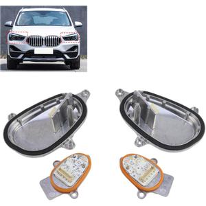 63119477821 63119477822 LED Daytime Running Lights Module Left & Right Lighting System Control Unit for BMW X1 F48 1.5L 2.0L 2014 2015 2016 2017 2018 2019 2022 2021 2022, Turn Signal Light